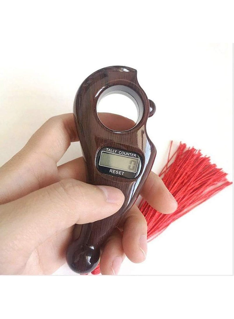 JIXIN Rubik Digital Tasbih Counter Tasbeeh Tally Finger Counter Digital Rolling Toggle Beads Word Counter Comfortable Palm Grip - Image 2